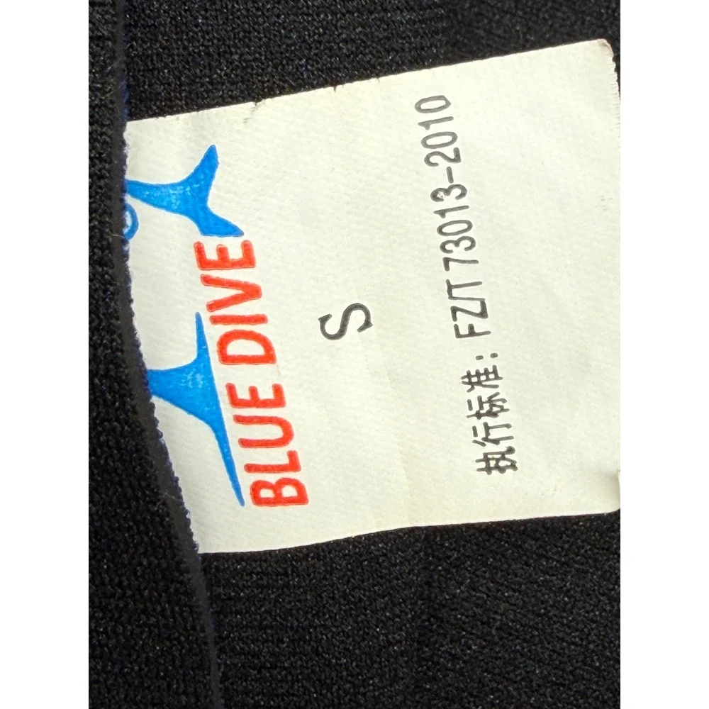 Blue Dive Kids Full Body Wetsuit Blue Teal Neoprene Back Zip Size Small